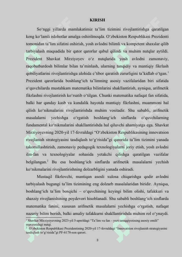 Boshlang‘ich sinflarda arifmetik masalalar yechishga o‘rgatish 3
