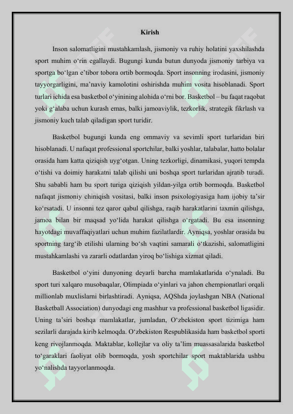 Basketbol sport turi. 3
