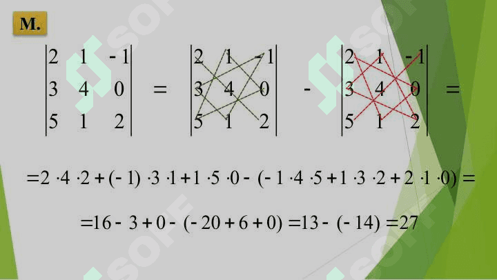 DETERMINANTLAR NAZARIYASI 8