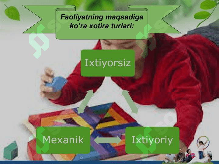 XOTIRADAGI INDIVIDUAL FARQLAR VA RIVOJLANISHI. 3