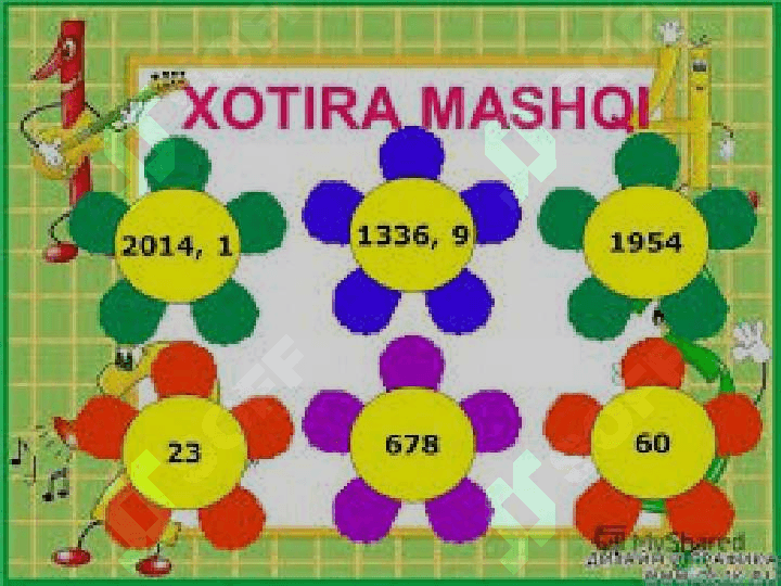 XOTIRADAGI INDIVIDUAL FARQLAR VA RIVOJLANISHI. 7