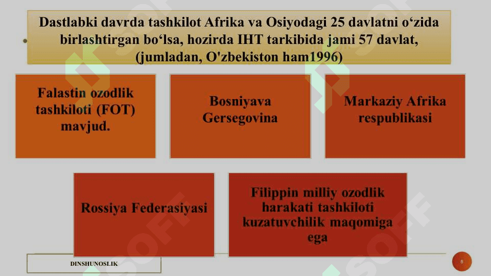Xalqaro diniy tashkilotlar faoliyatining tarixi va ularning barqaror rivojlanish maqsadlariga erishishdagi ahamiyati 8