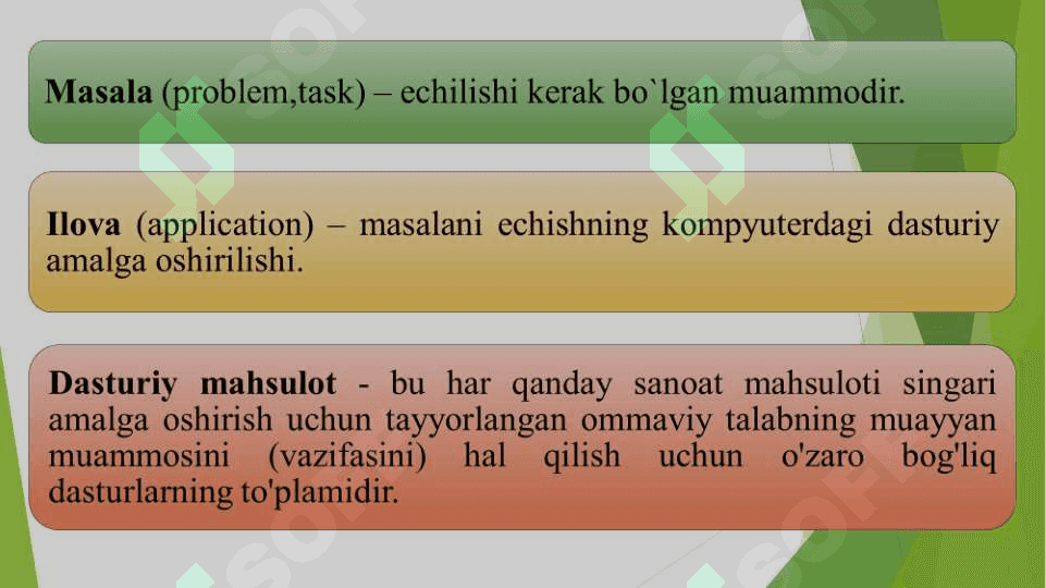 DASTURIY TA’MINOT VA UNING RIVOJLANISH TENDENSIYALARI 4