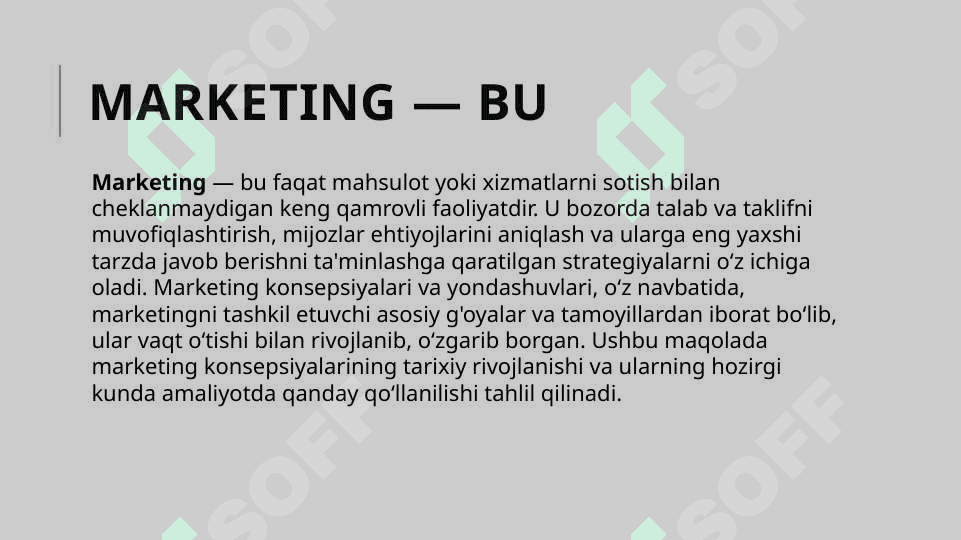 MARKETING KONSEPSIYASI VA EVOLYUTSIYASI 3