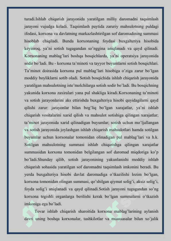 XOʻJALIK MABLAGʻLARI VA ULARNING KELIB CHIQISH MANBALARI TASNIFI 4