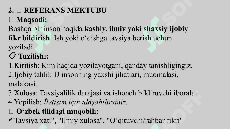 Turk tilida e-pochta yozish qoidalari 5
