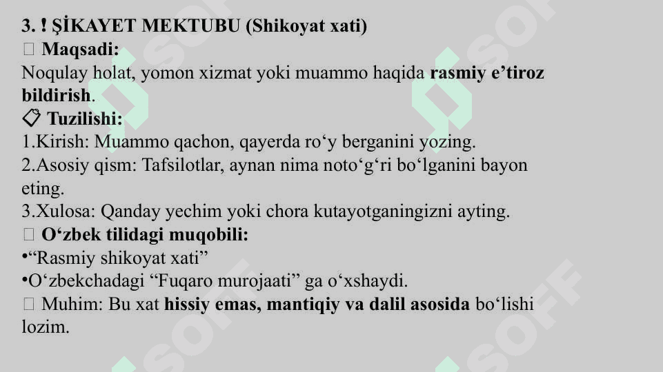 Turk tilida e-pochta yozish qoidalari 7