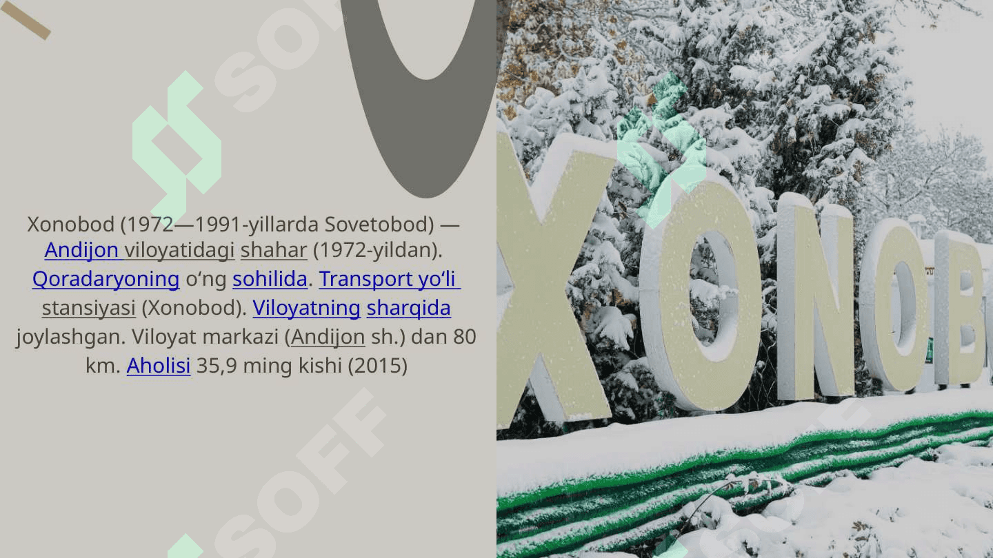 Xonobod statistikasi 3