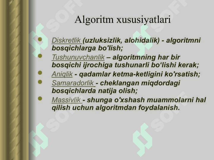 Algoritmlar va ularning tahlili 4