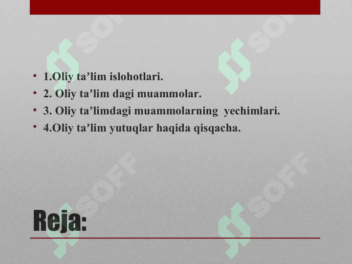 Oʻzbekistonda oliy taʼlim:muammo va yechimlar 2