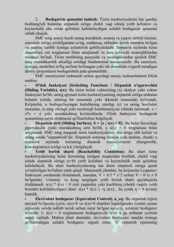 DAVRIY JARAYONLARNI AVTOMATLASHTIRISH UCHUN O'ZGARUVCHAN STRUKTURALI ROSTLAGICHLARNI QO'LLASH 3