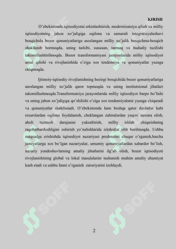 Raqobatning turli modellari narxning shakllanish xususiyatlarRaqobatning turli modellari narxning shakllanish xususiyatlar 2