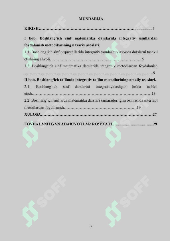 MATEMATIKADAN INTEGRATIV O‘QITISH SAMARADORLIGINI OSHIRISH OMILI SIFATIDA 2