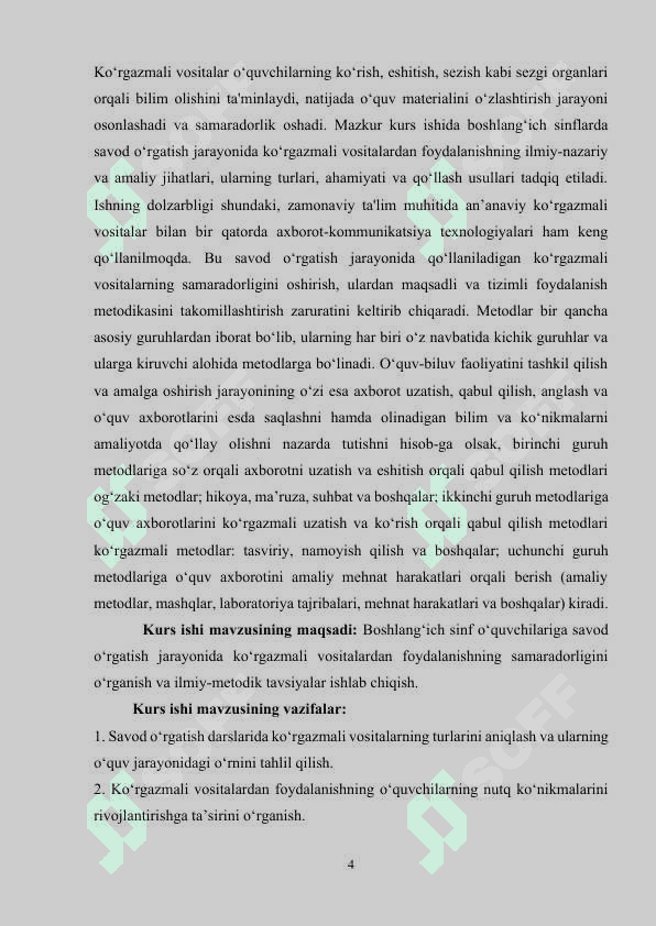 Savod o‘rgatish darslarida ko‘rgazmali vositalardan foydalanish 4