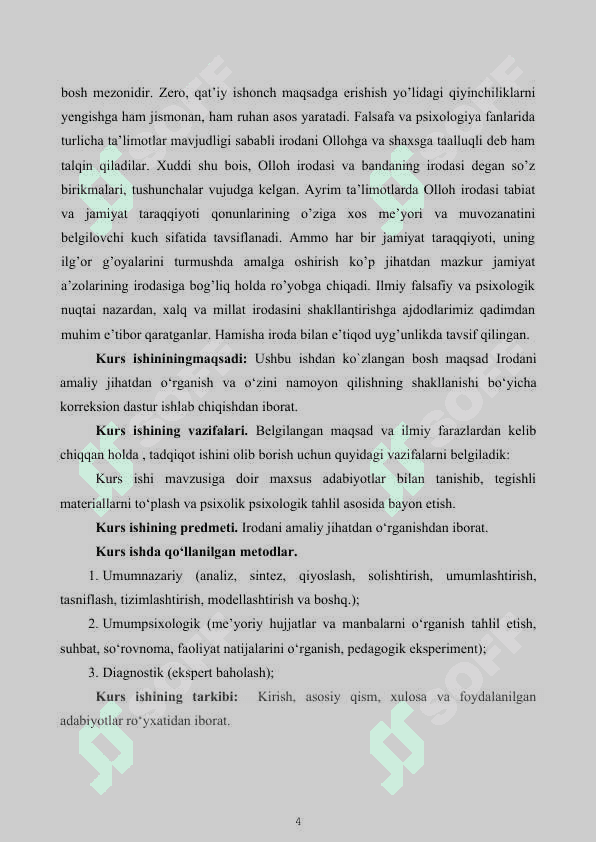 Irodani amaliy jihatdan o‘rganish 4