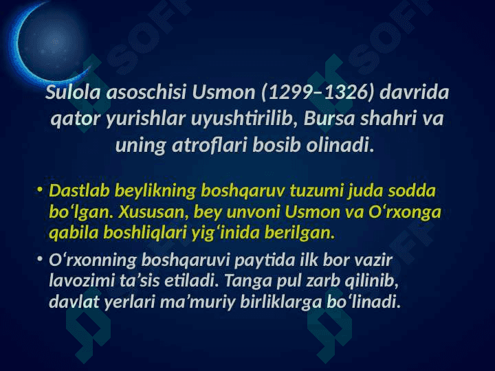 Usmoniylar imperiyasi tashkil topishi 3