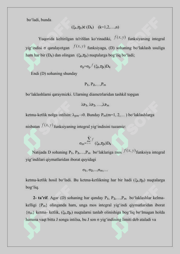 Ikki karrali integrallar 6