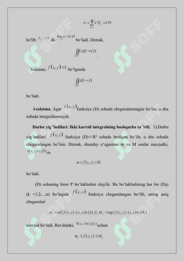 Ikki karrali integrallar 8