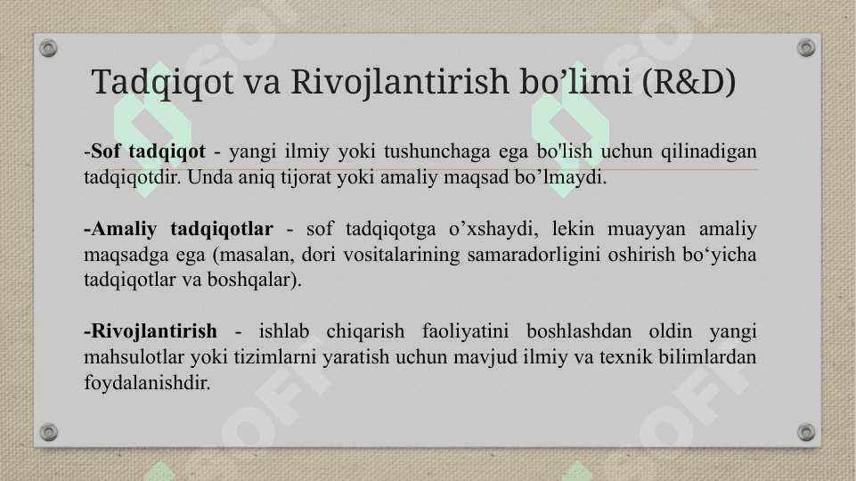 Tashkilot Bo‘limlari va Madaniyati 2