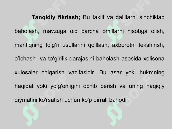 Tadqiqotda tanqidiy fikrlash mahoratini oshirish 5