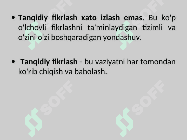 Tadqiqotda tanqidiy fikrlash mahoratini oshirish 6