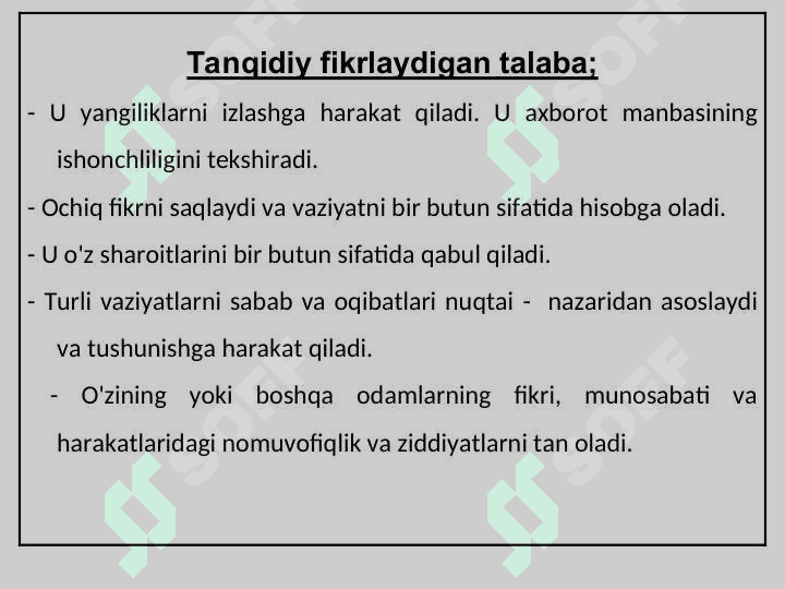 Tadqiqotda tanqidiy fikrlash mahoratini oshirish 7