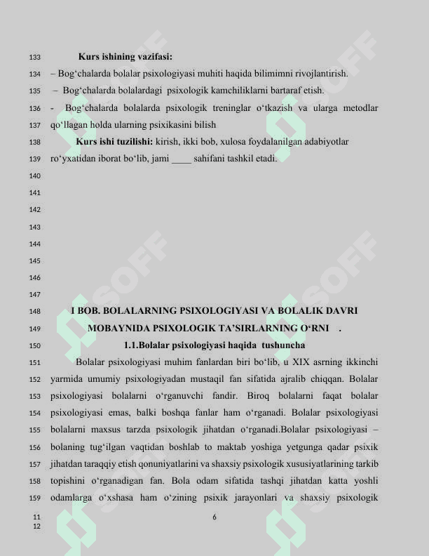 Bog‘chada psixologik muhitni ta’minlash 6