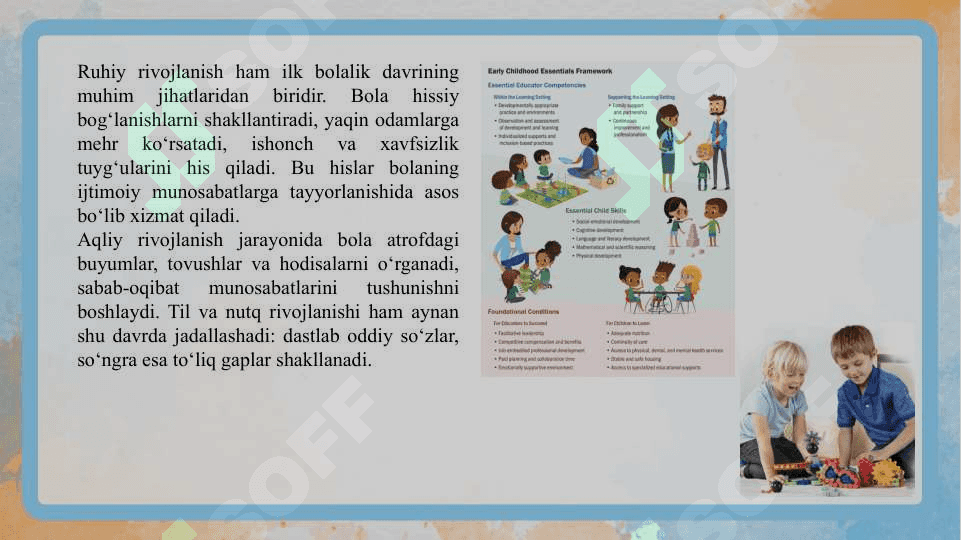 Ilk bolalik davri. 6