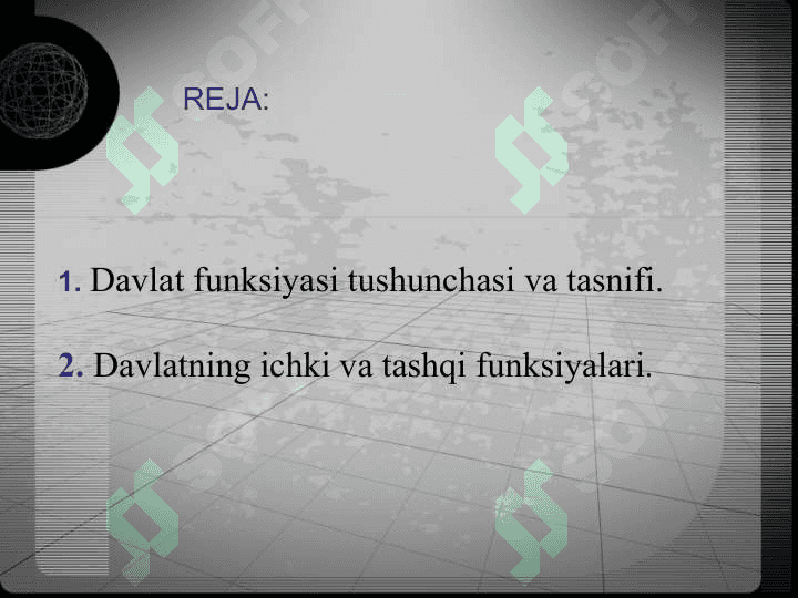 DAVLAT FUNKSIYASI 2