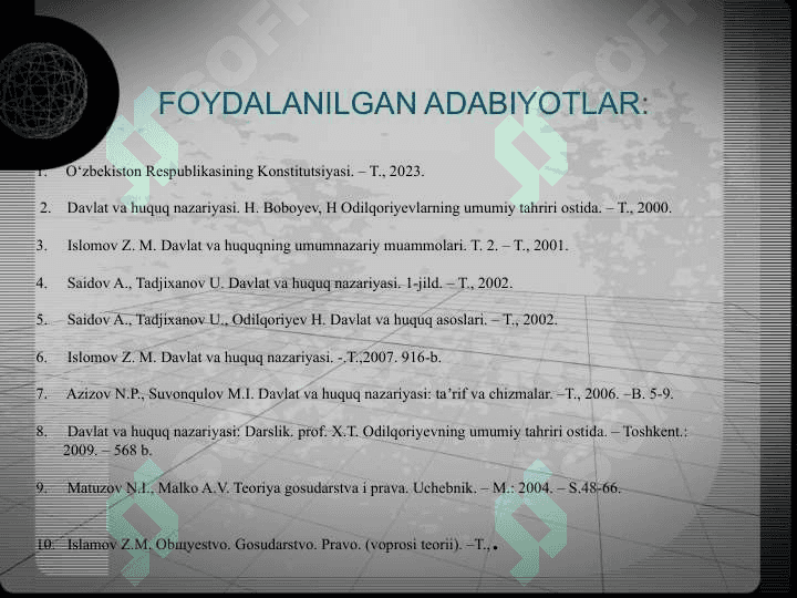 DAVLAT FUNKSIYASI 3