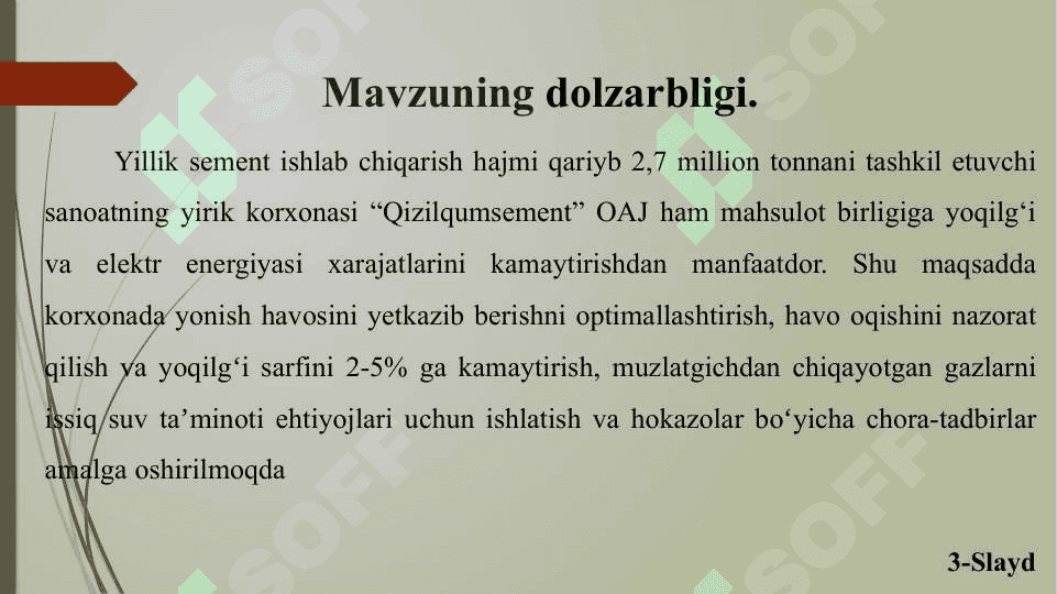 Bitiruv malakaviy ishi T A Q D I M O T I 3