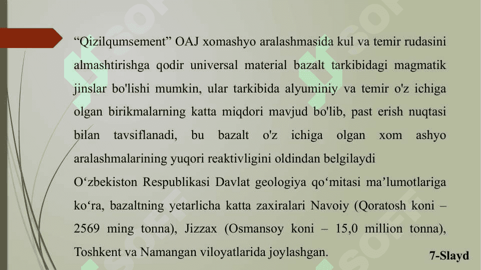 Bitiruv malakaviy ishi T A Q D I M O T I 7
