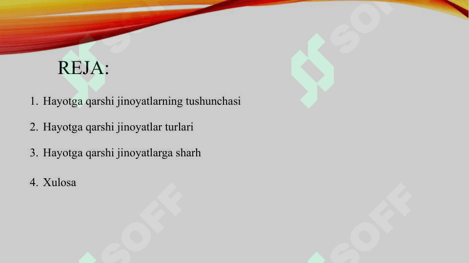 Hayotga qarshi jinoyatlar 2