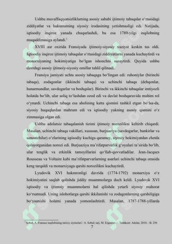FRANSUZ BURJUA INQILOBI SIYMOLARI 7
