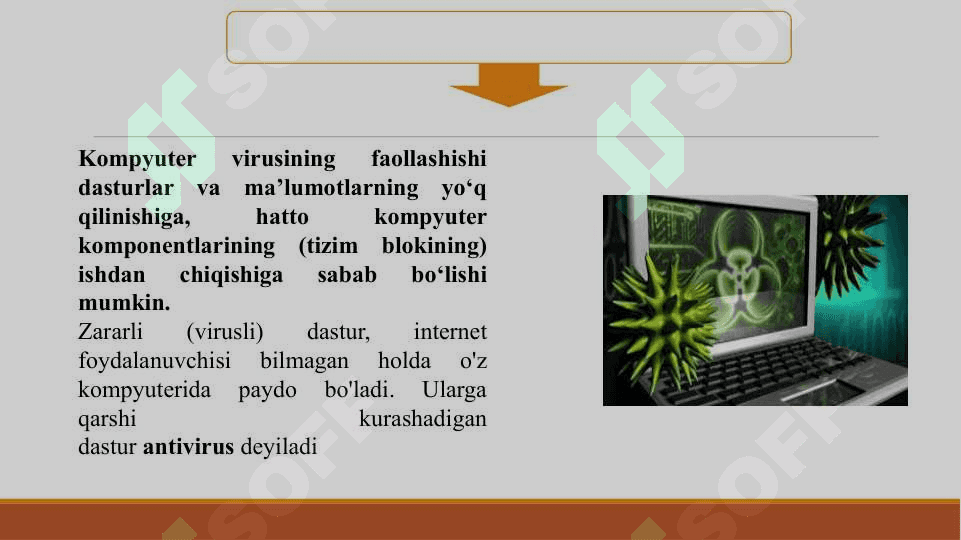 ZARARLI DASTURLARNING TURLARI HAQIDA 5
