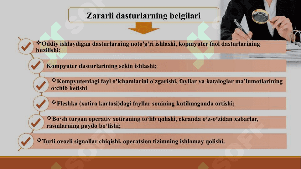 ZARARLI DASTURLARNING TURLARI HAQIDA 6