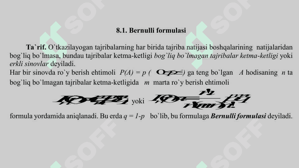 Erkli sinovlar ketma-ketligi 2