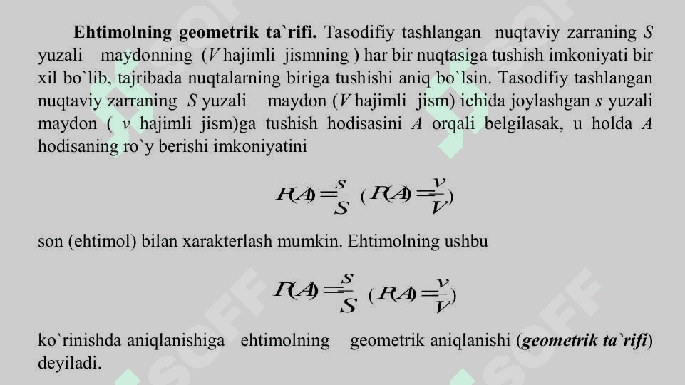 Hodisaning ehtimoli 4