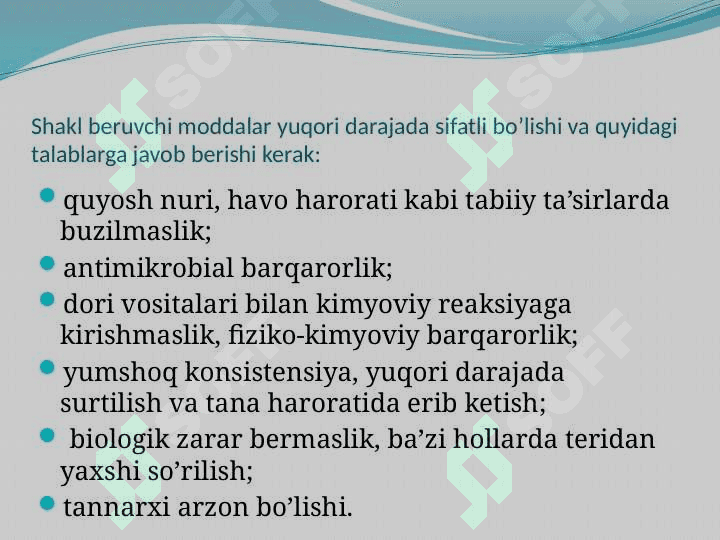 Yumshoq dori shakllari 4