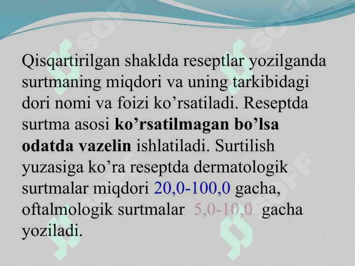 Yumshoq dori shakllari 7