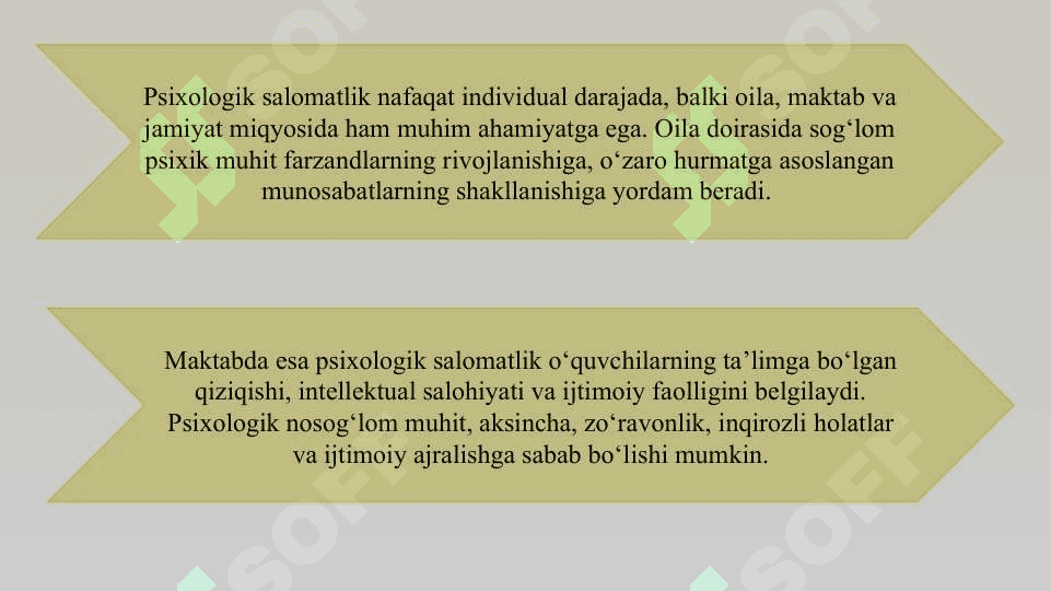 Psixologik salomatlik  uning strukturasi va buzilish me'yorlari slayd 8