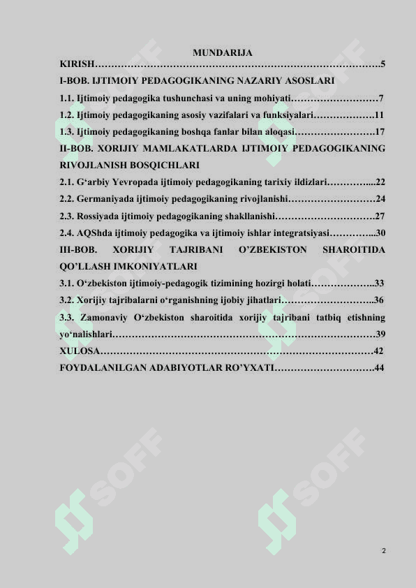 Xorijda ijtimoiy pedagogikaning rivojlanish tarixi 2