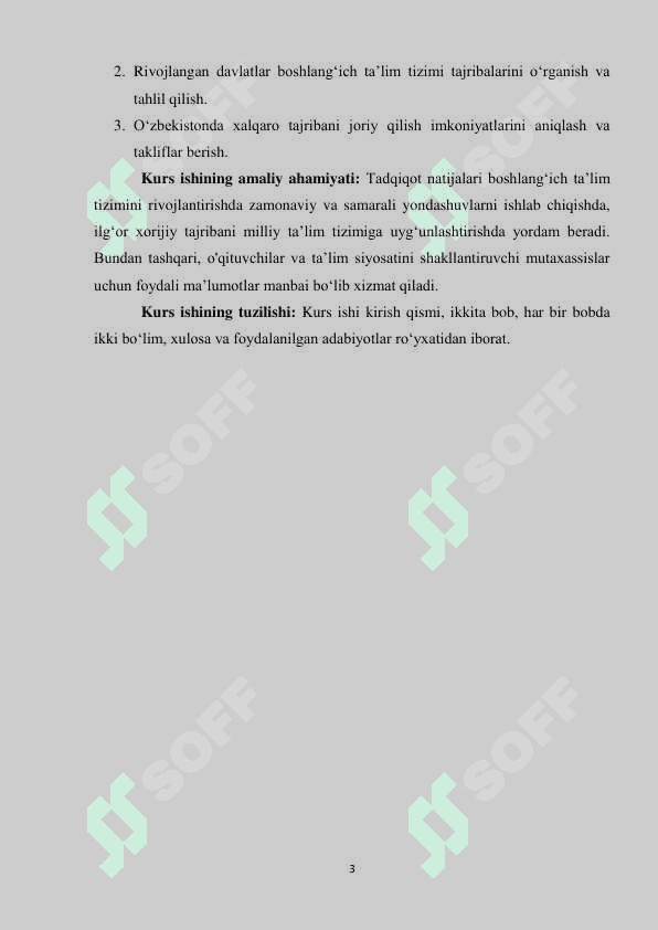 YANGI OʻZBEKISTONNING BOSHLANGʻICH TA'LIM BORASIDAGI  RIVOJLANGAN DAVLATLAR BILAN HAMKORLIKLARI 3