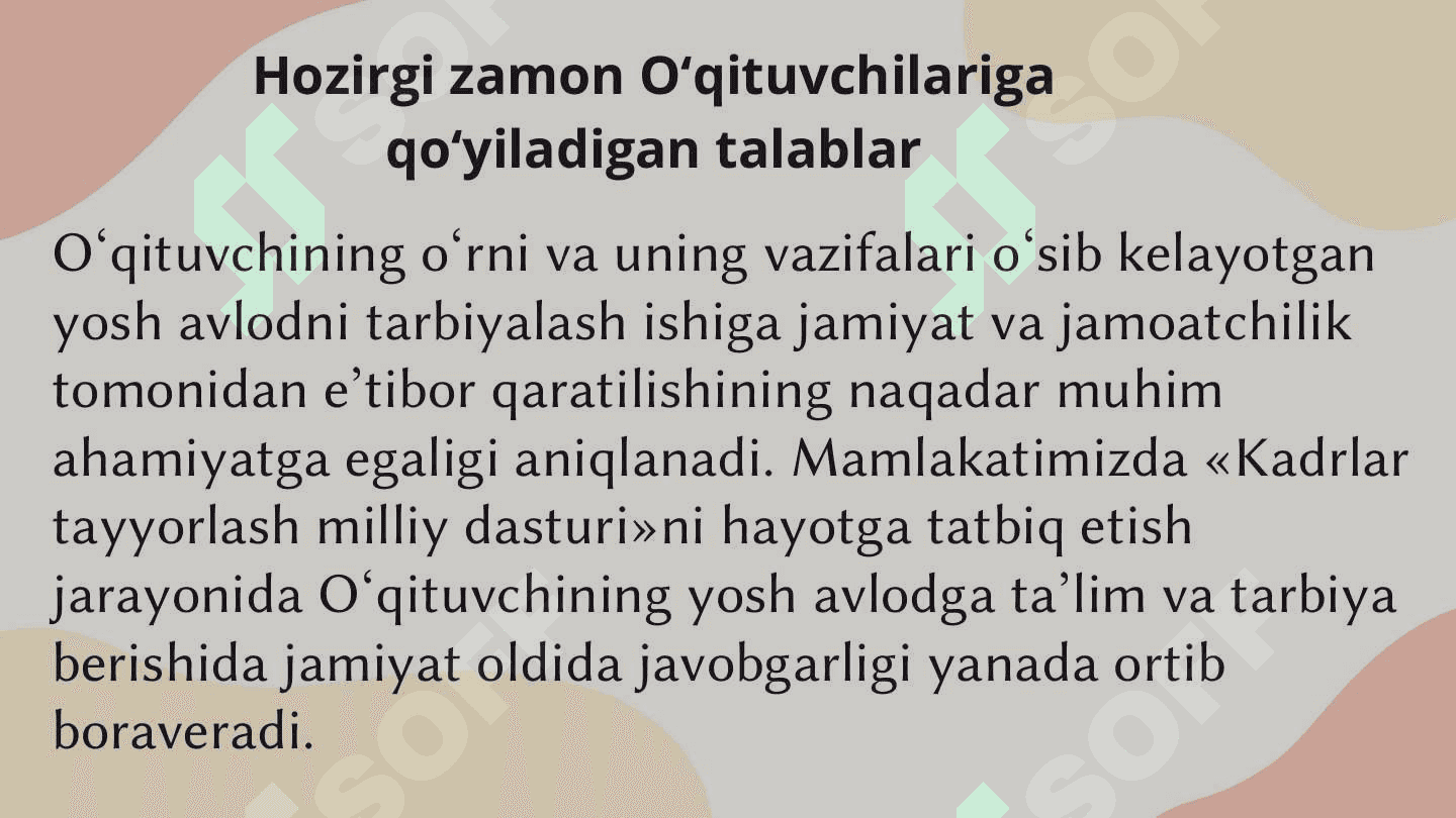Oʻqituvchi psixologiyasi 3