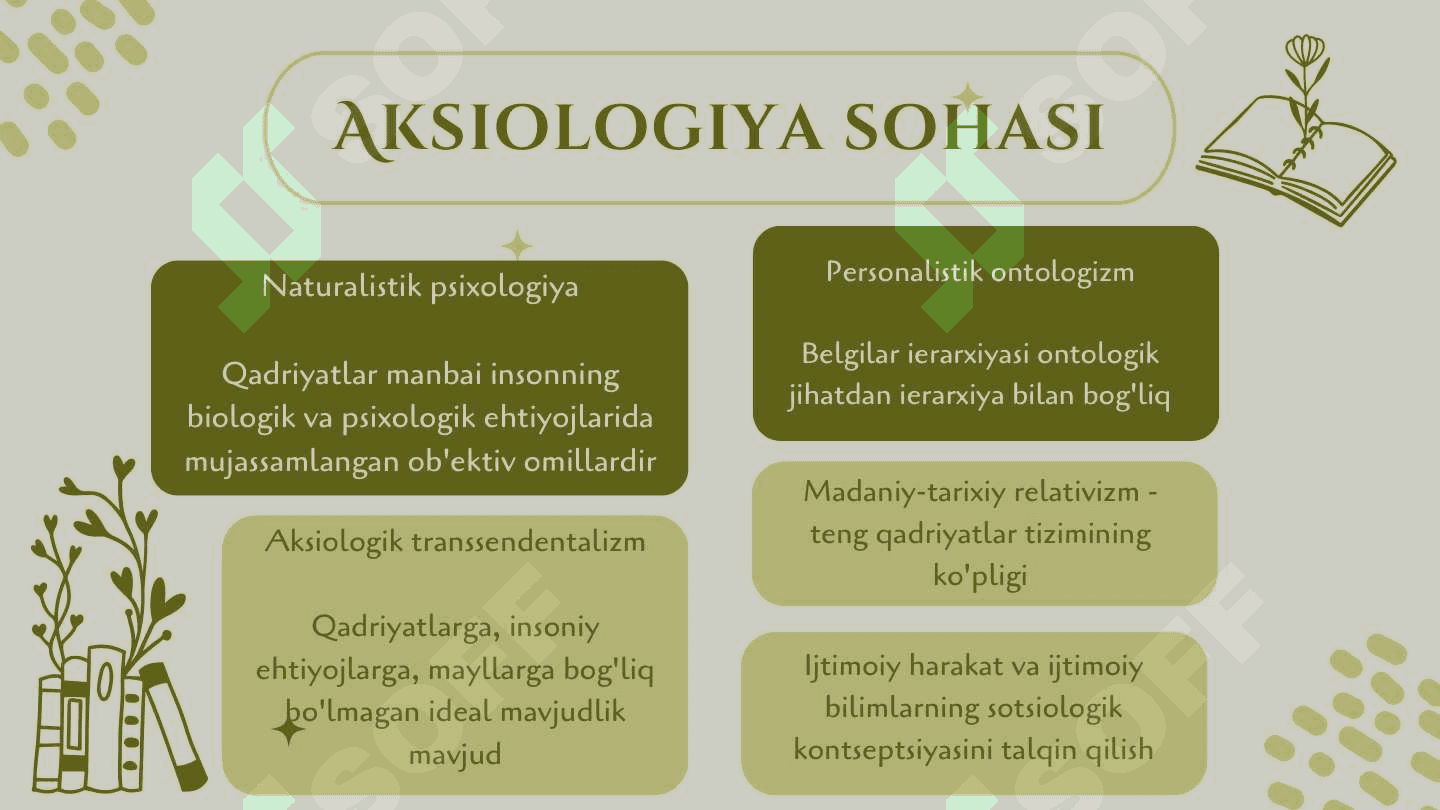 Qadriyatlar falsafasi 8