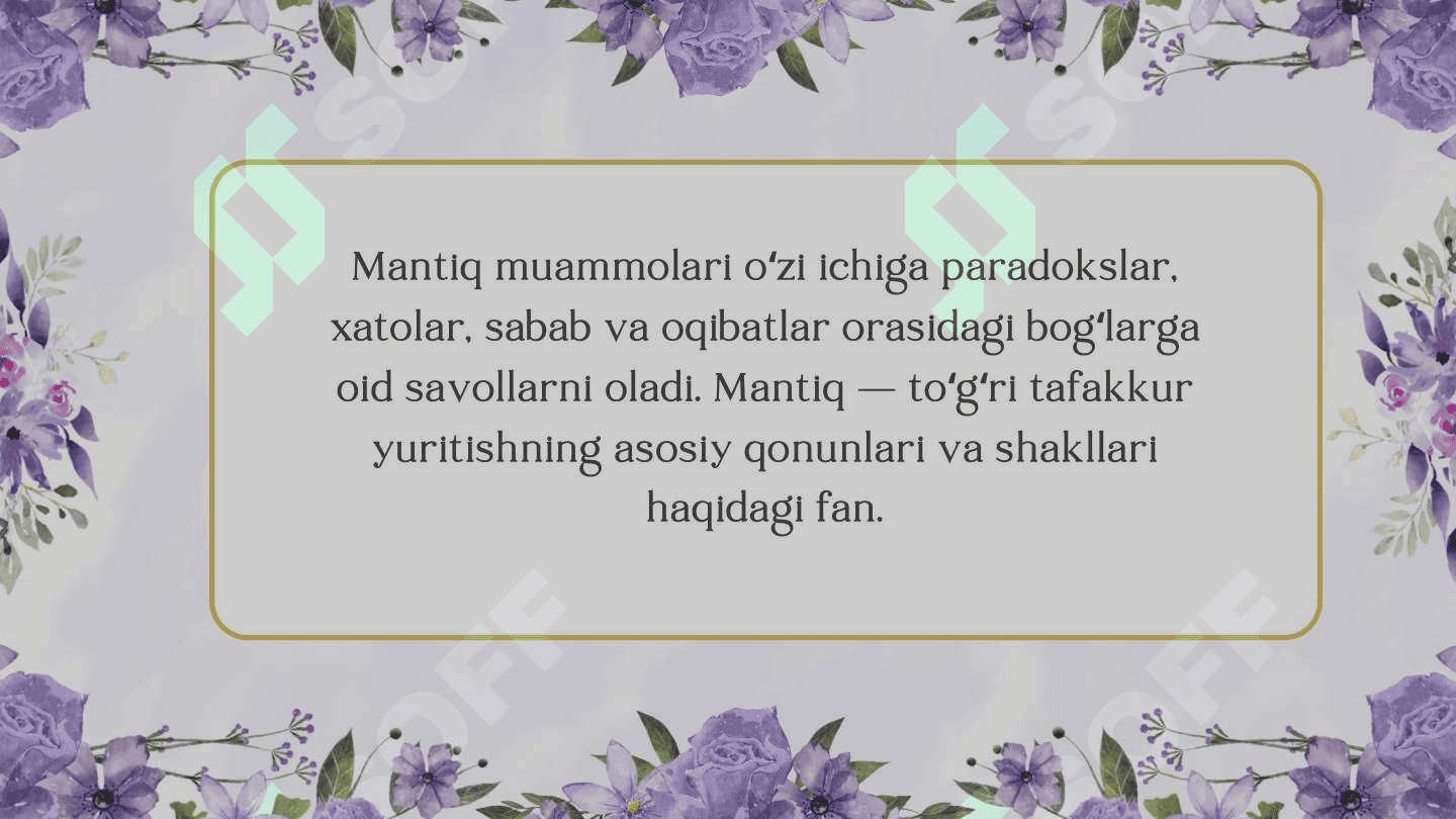 Mantiq ( falsafa ) 4