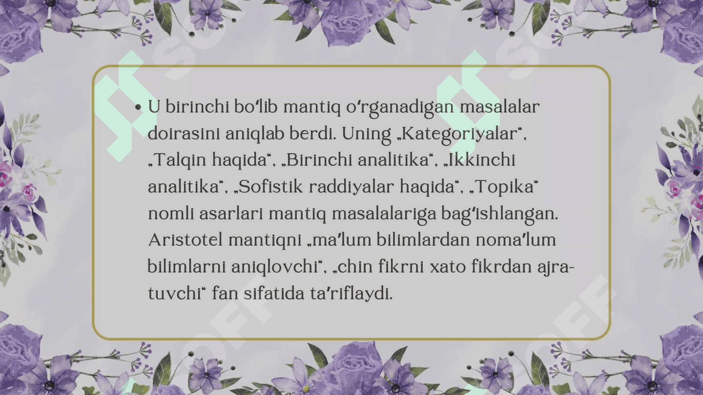 Mantiq ( falsafa ) 6