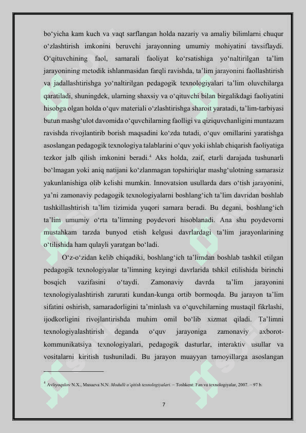 Ta’lim jarayonida ilmiy-texnik taraqqiyotning roli 7