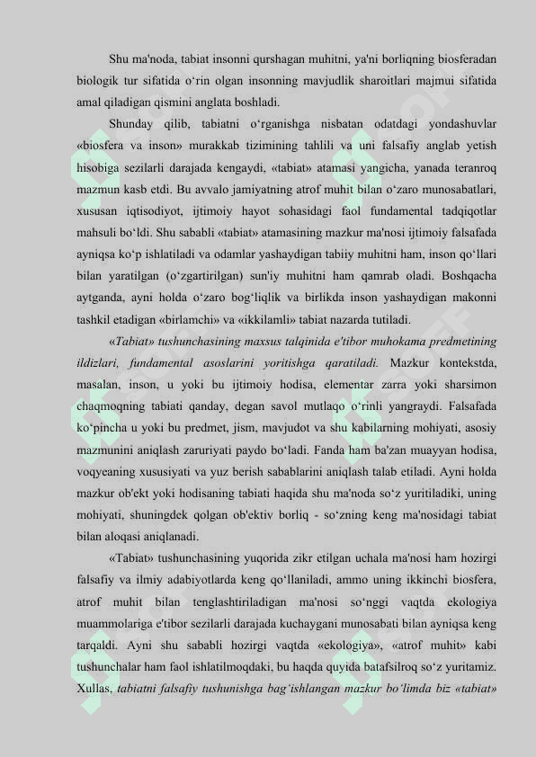 TABIAT FALSAFASI 3