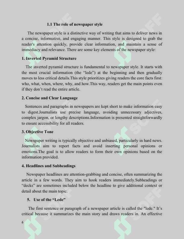 Sports news in the newspaper style 6